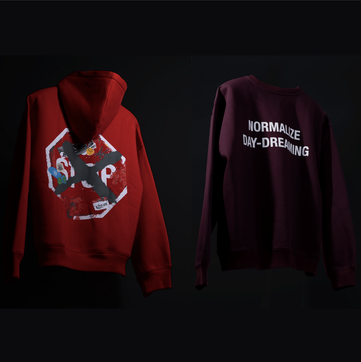 Rebel Hoodie + Daydream Crewneck Bundle
